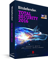 (70% Discount) Bitdefender Total Security 2016 (3 PC’s 1 Year License)
