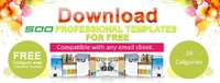 600 Professional Email Templates Pack discount coupon