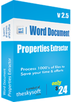 Word Document Properties Extractor discount coupon