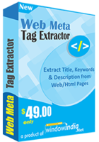 Web Meta Tag Extractor discount coupon